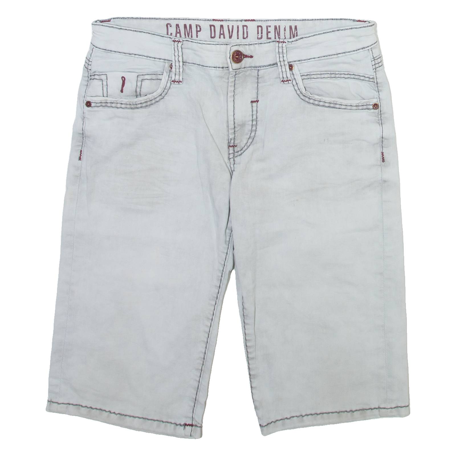 CAMP DAVID Mens Casual Shorts Grey M W31