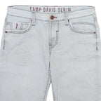 CAMP DAVID Mens Casual Shorts Grey M W31