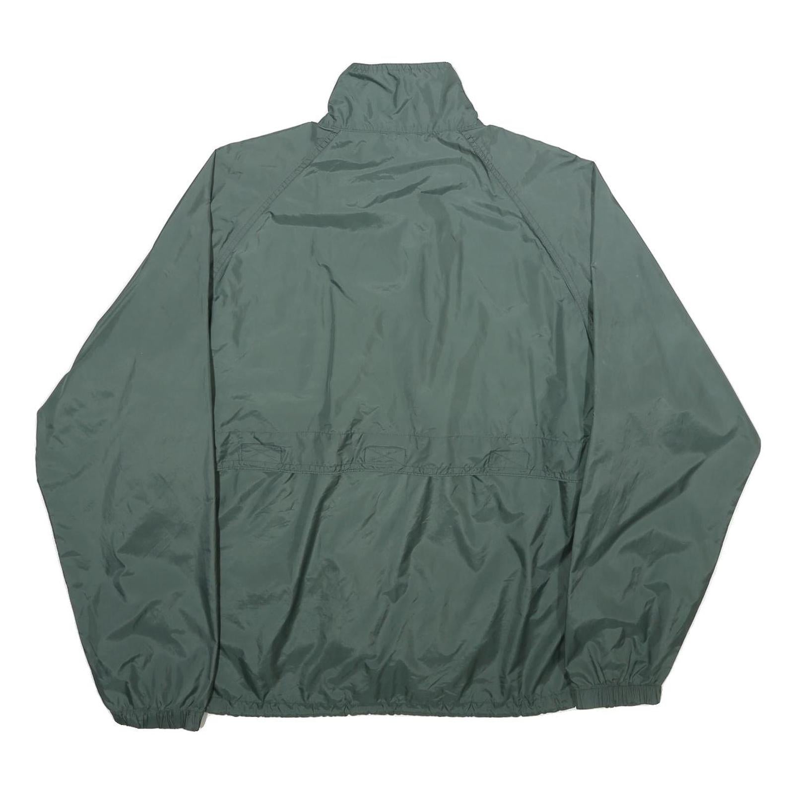 PORT AND COMPANY Mens Green Choir Nylon Jacket M Windbreaker Lightweight Zip