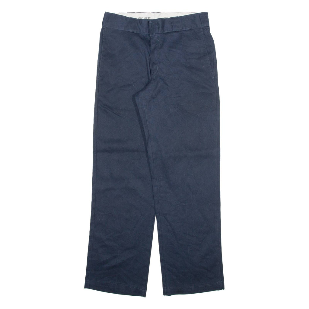 DICKIES Mens Trousers Blue Regular Straight W30 L30