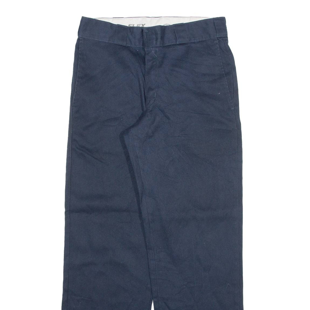 DICKIES Mens Trousers Blue Regular Straight W30 L30