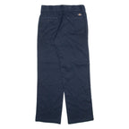 DICKIES Mens Trousers Blue Regular Straight W30 L30