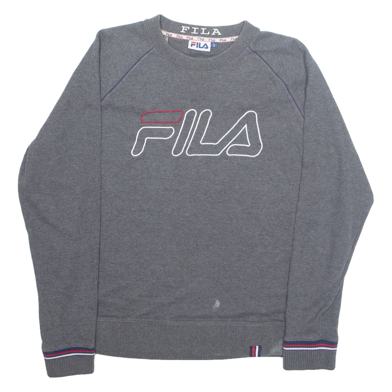 FILA Mens Sweatshirt Grey L