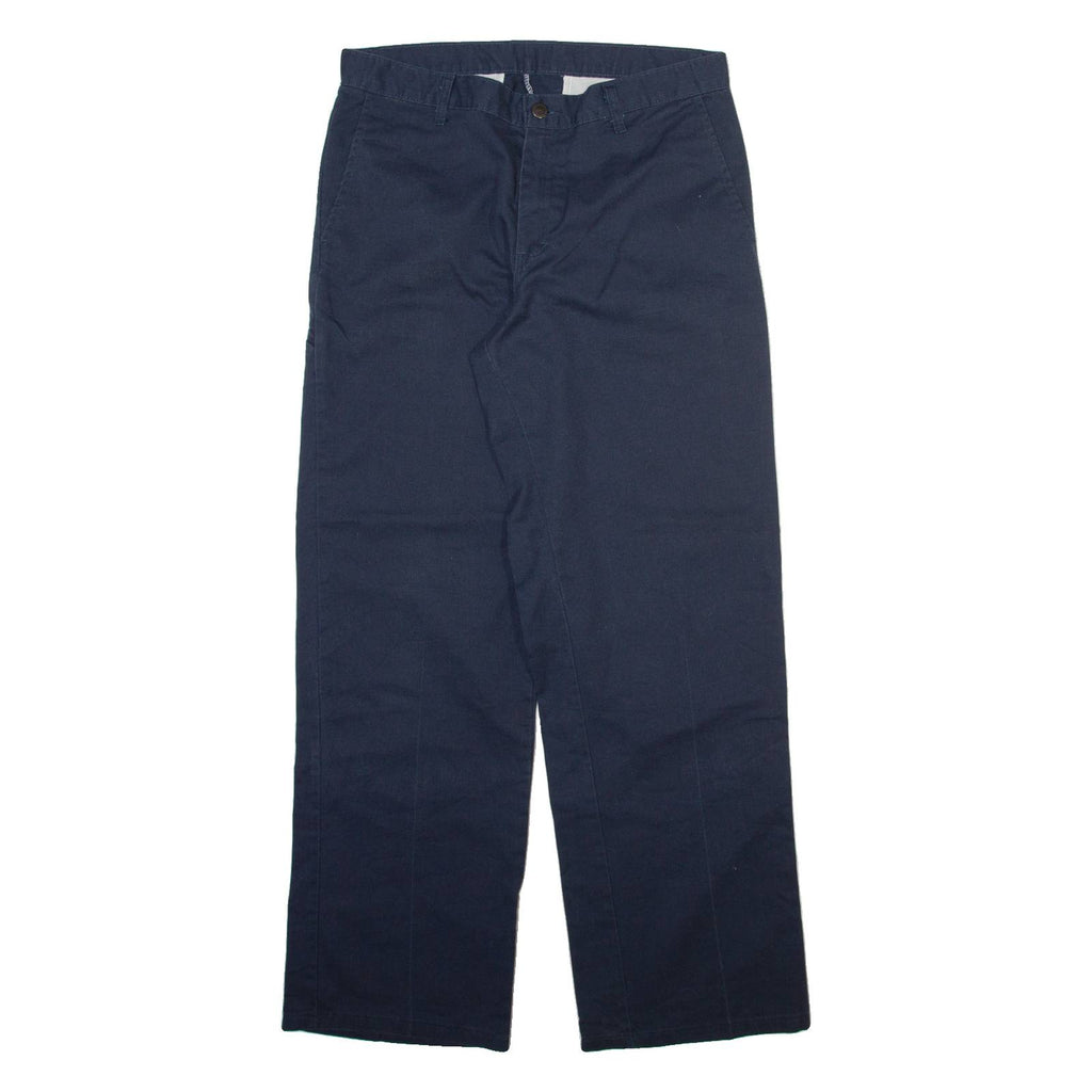 DICKIES Mens Trousers Blue Regular Straight W32 L32