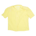 VANITY Womens Shirt Yellow Collared M
