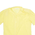 VANITY Womens Shirt Yellow Collared M