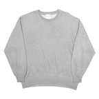 LEE Mens Grey Sweatshirt L Cotton Blend Crew Neck Pullover Casual Wear