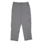 ARTIME Mens Nylon Grey Regular Fit Straight Leg Trousers W32 L30 Outdoor Casual