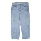 LEVI'S Mens Regular Fit Blue Denim Jeans W38 L30 Classic Everyday Wear