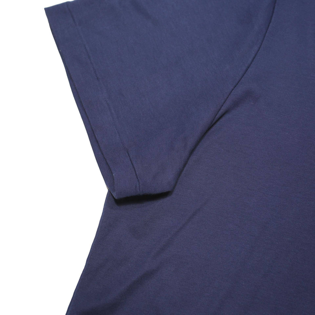 POLO RALPH LAUREN Mens Navy Blue Short Sleeve Plain XL Cotton Blend Polo Shirt