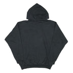 CHAMPION Mens Black Satellite Radio Hoodie L Cotton Blend Pullover Casual