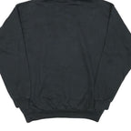 CHAMPION Mens Black Satellite Radio Hoodie L Cotton Blend Pullover Casual