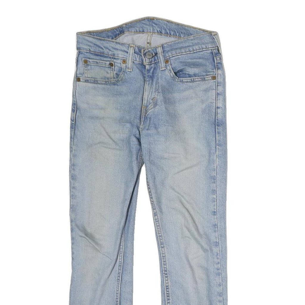 LEVI'S 510 Mens Jeans Blue Slim Skinny Denim Light W28 L26 Zip Cotton Blend