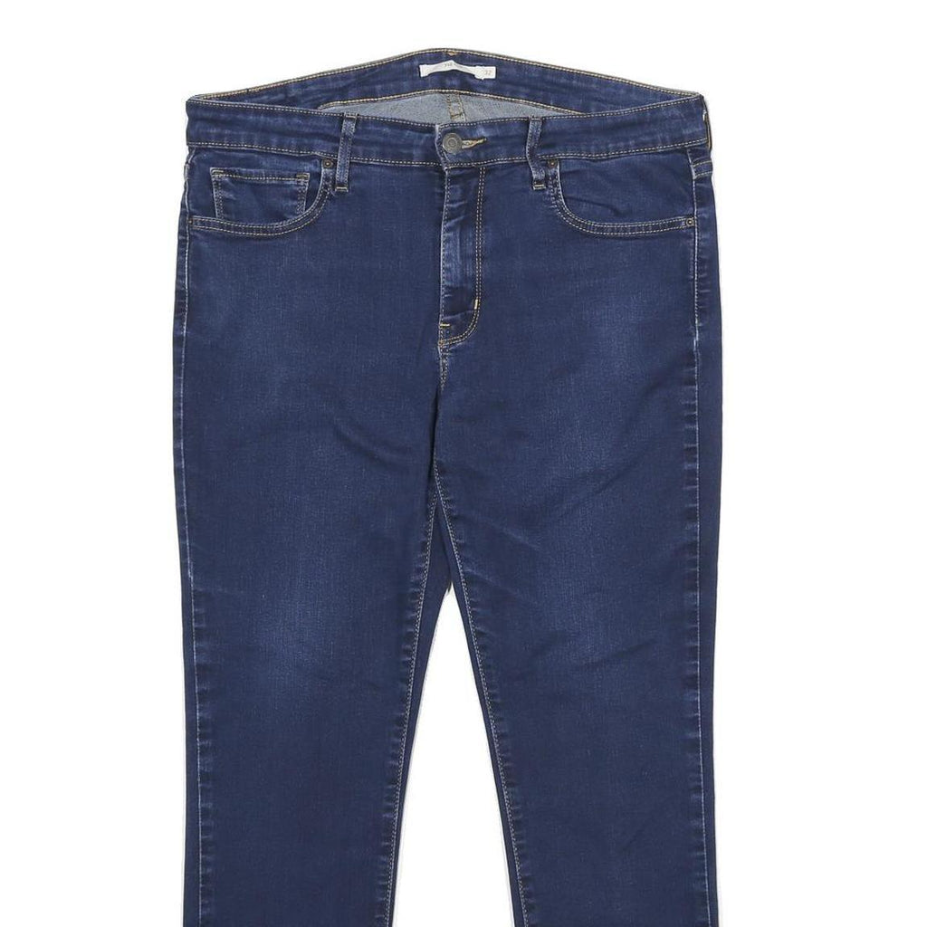 LEVI'S 712 Slim Womens Jeans Blue Slim Skinny Denim Medium W32 L28 Stylish