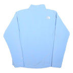 THE NORTH FACE Womens Blue Softshell Jacket L Polyester Zip Lightweight Outdoor