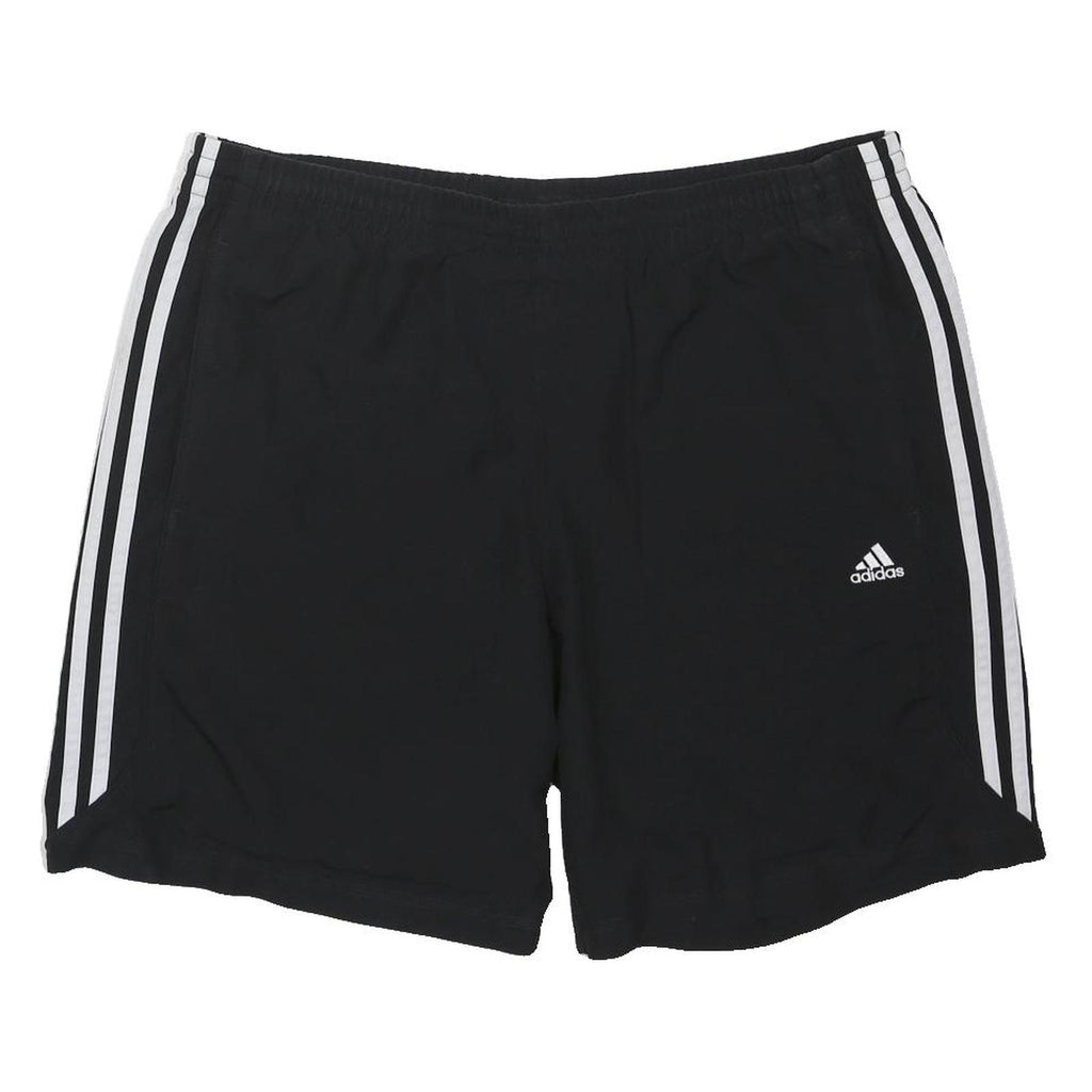 ADIDAS Mens Shorts Black Casual L W37 Polyester Blend Sportswear Athletic