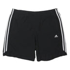 ADIDAS Mens Shorts Black Casual L W37 Polyester Blend Sportswear Athletic
