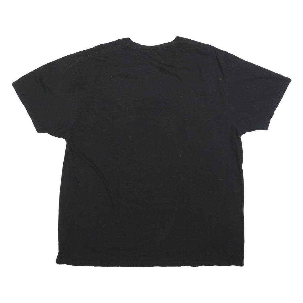 2PAC Mens Black Tupac Trust Nobody Graphic T-Shirt 2XL Short Sleeve Crew Neck