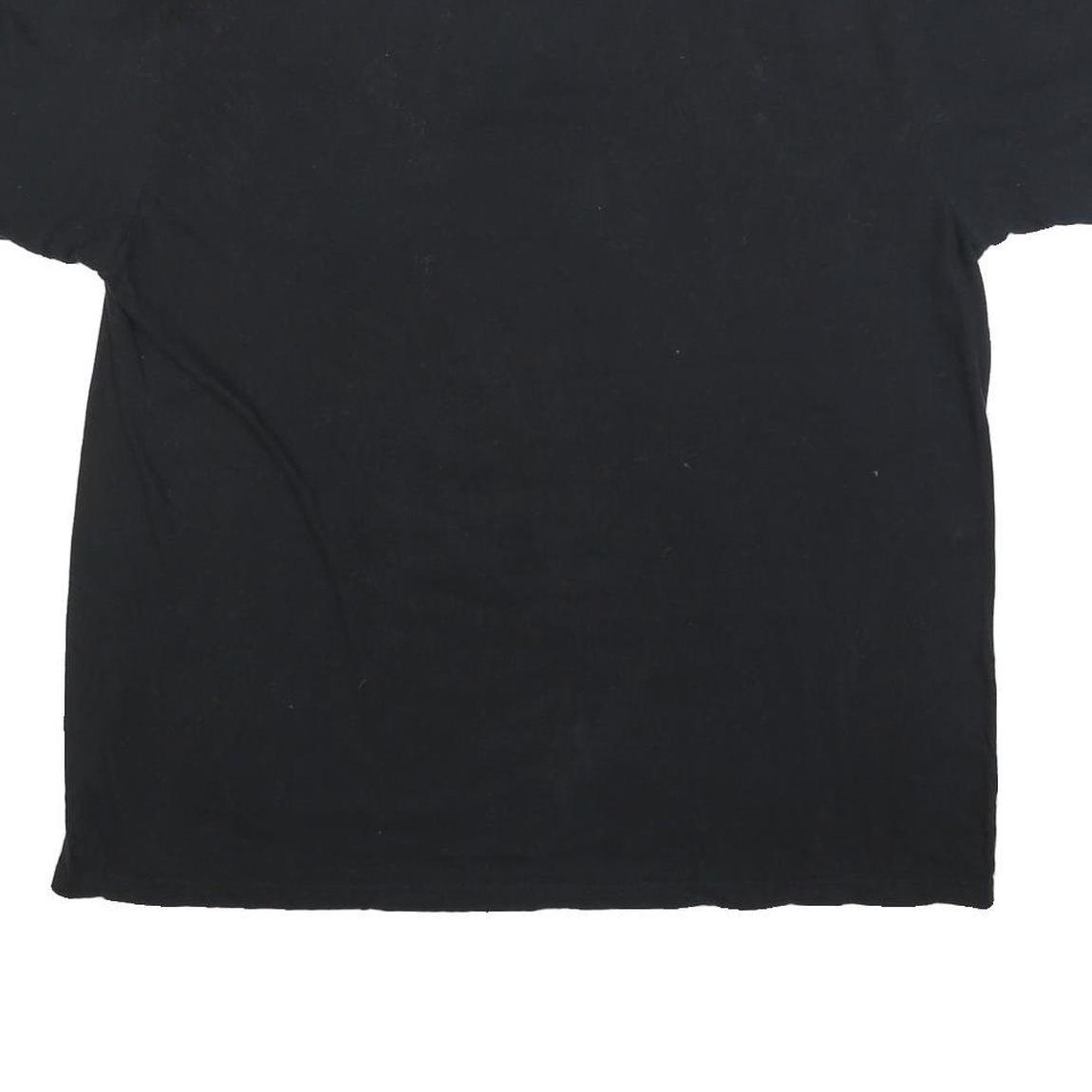 2PAC Mens Black Tupac Trust Nobody Graphic T-Shirt 2XL Short Sleeve Crew Neck