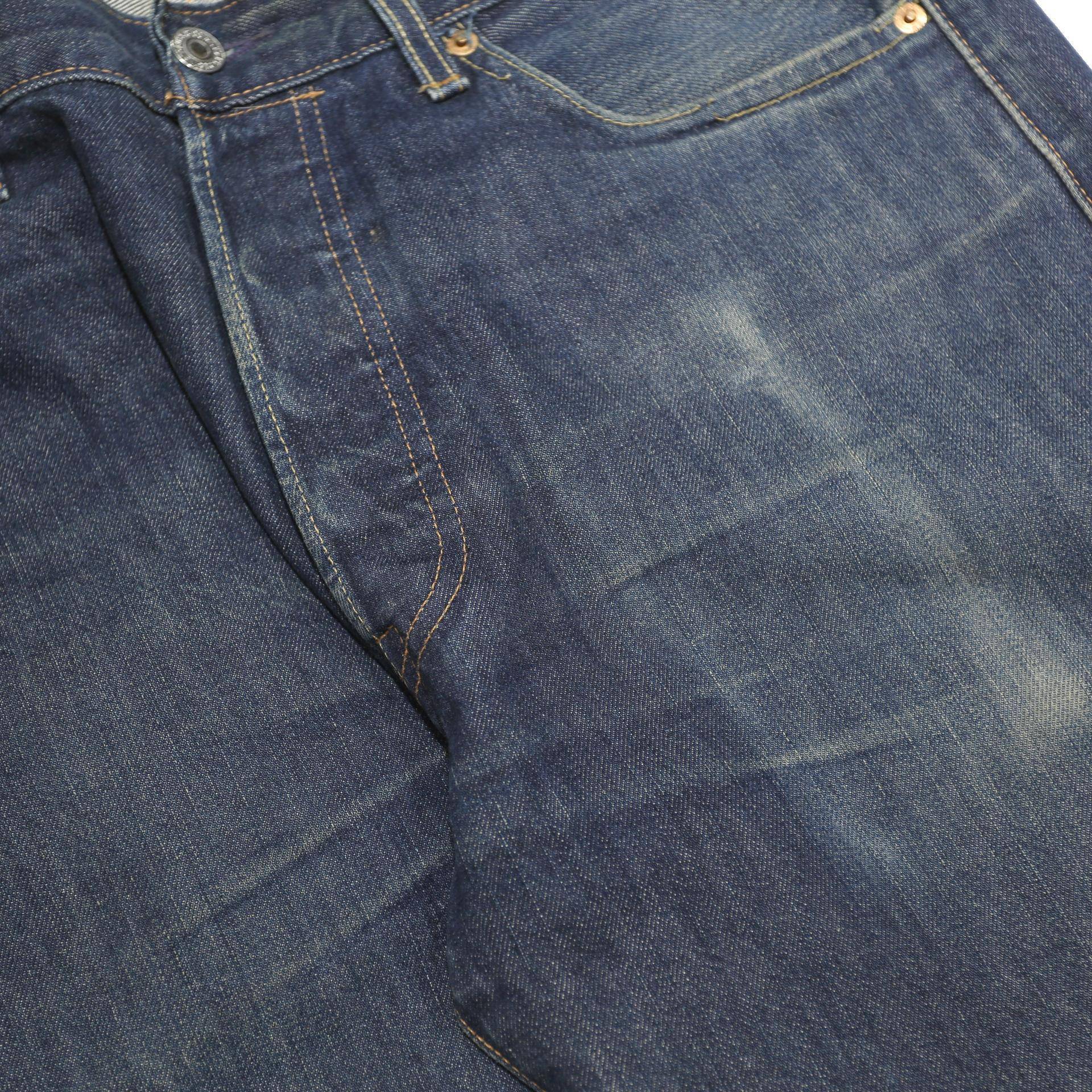 LEVI'S 501 Big E Mens Jeans Blue Regular Straight Denim Medium W33 L29 Button