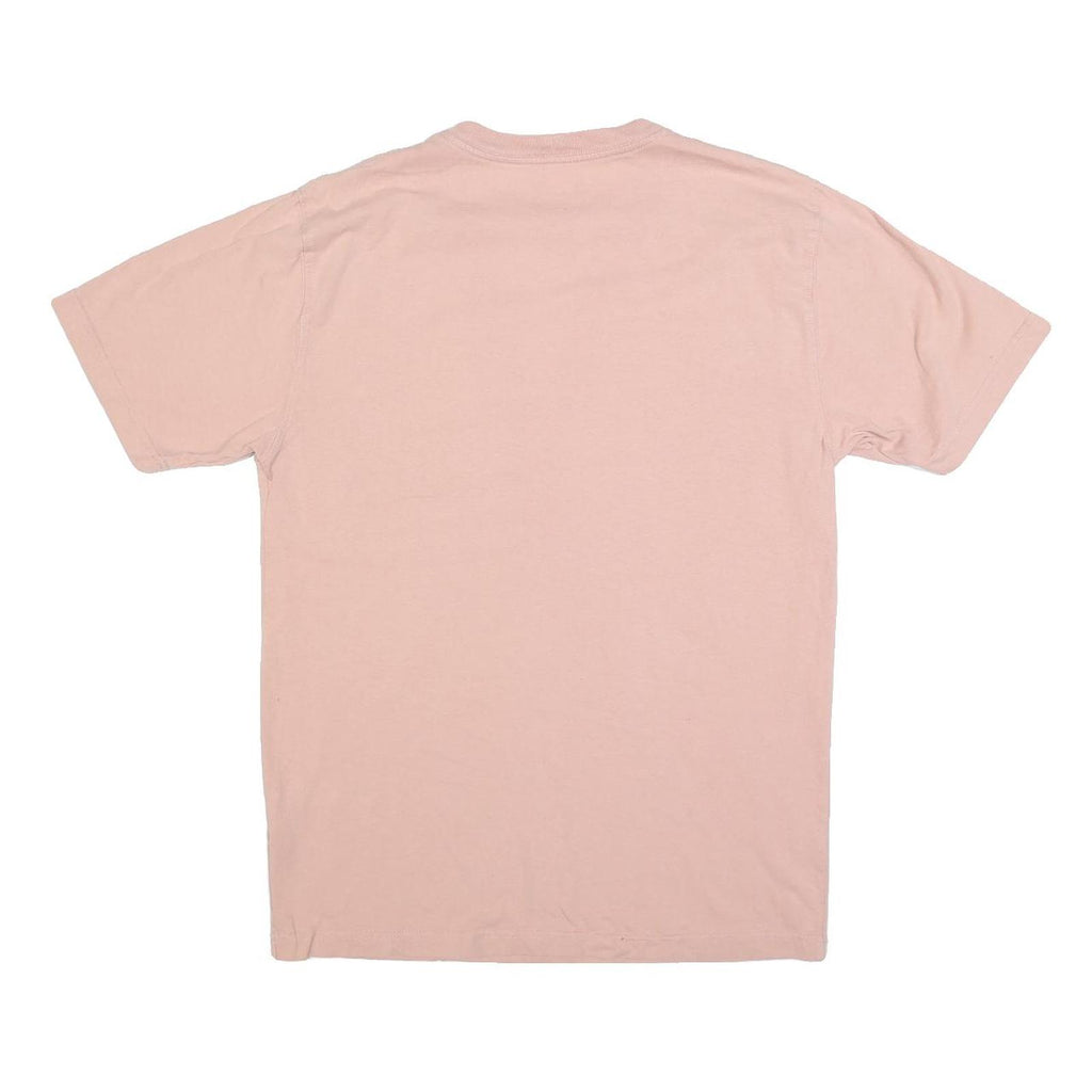 CARHARTT Mens Pink & Yellow Pocket T-Shirt S Short Sleeve Crew Neck Cotton Blend