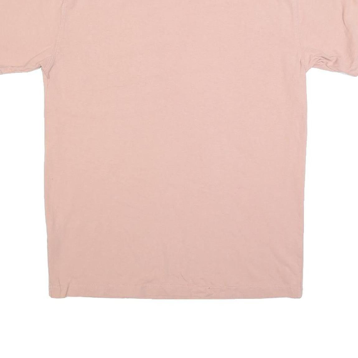 CARHARTT Mens Pink & Yellow Pocket T-Shirt S Short Sleeve Crew Neck Cotton Blend