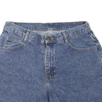 RIDENS Womens Denim Blue Cotton Blend Casual Shorts M W32 Classic Fit