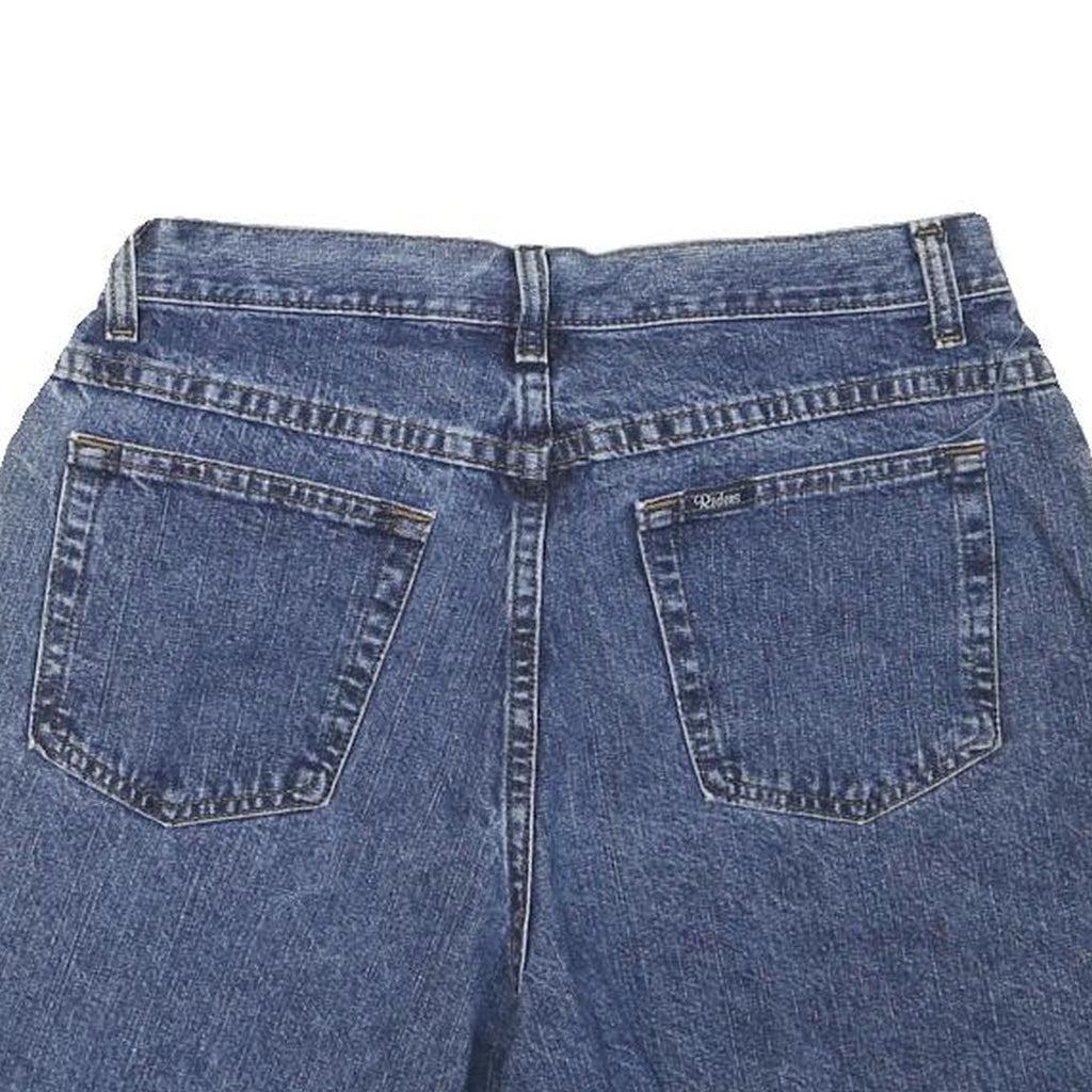 RIDENS Womens Denim Blue Cotton Blend Casual Shorts M W32 Classic Fit