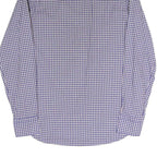 BOGGI Mens Blue Check Shirt S Cotton Blend Casual Button Down