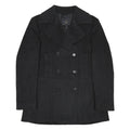 PAUL & SHARK Womens Black Wool Blend Double Breasted Jacket M Wool Classic