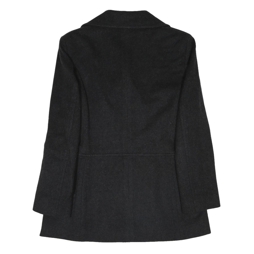 PAUL & SHARK Womens Black Wool Blend Double Breasted Jacket M Wool Classic