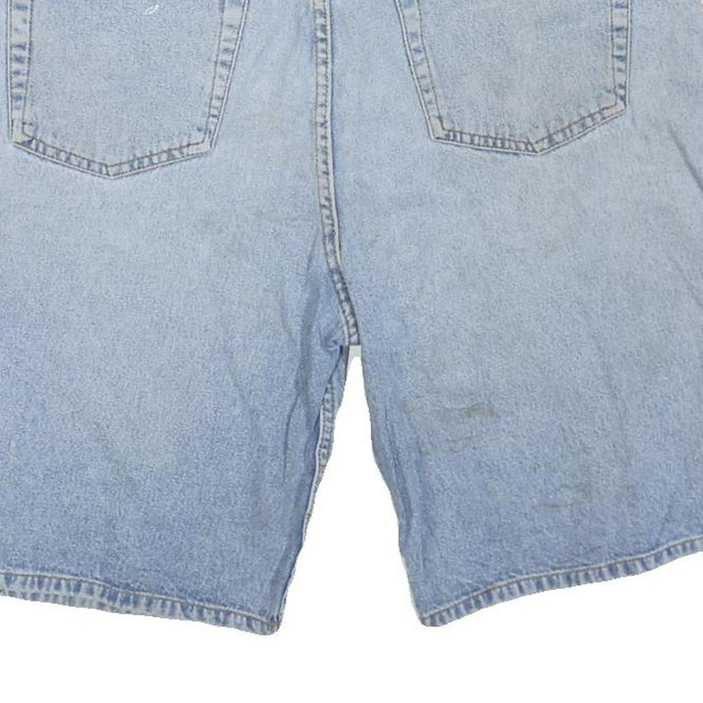 ARCHITECT JEAN CO Mens Shorts Blue Denim Casual L W38 Relaxed Fit Cotton Blend
