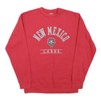 CHAMPION Mens Red New Mexico Lobos Crew Neck S Cotton Blend Sweatshirt