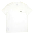 LACOSTE Mens White Crew Neck Short Sleeve T-Shirt M Cotton Blend Classic Logo