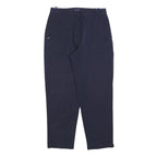 BIAGGINI Womens Navy Blue Regular Fit Trousers W30 L30 Polyester Blend Zip