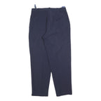 BIAGGINI Womens Navy Blue Regular Fit Trousers W30 L30 Polyester Blend Zip