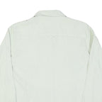 COLUMBIA Womens Green & White Check Long Sleeve Shirt L Outdoor Casual Cotton