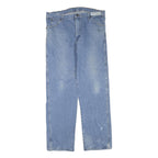 DICKIES Mens Jeans Blue Regular Straight Denim Medium W38 L34 Classic Fit