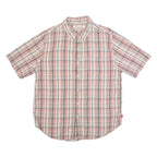 LEVI'S Mens Shirt Red Plaid XL