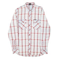 LEE Mens Shirt Red Check Long Sleeve L