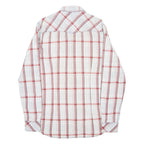 LEE Mens Shirt Red Check Long Sleeve L