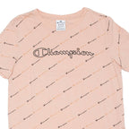 CHAMPION Womens T-Shirt Pink M