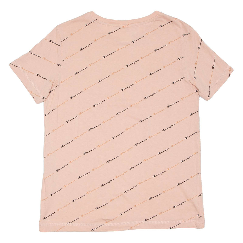 CHAMPION Womens T-Shirt Pink M