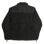 CHAPS Womens Black Polyester Zip Jacket XL Fleece Outdoor Casual Warm