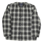 PRESTON & YORK Womens Black & White Check Coach Jacket UK 16 Polyester Blend