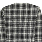 PRESTON & YORK Womens Black & White Check Coach Jacket UK 16 Polyester Blend