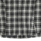 PRESTON & YORK Womens Black & White Check Coach Jacket UK 16 Polyester Blend