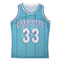 Mens Blue Athletic Basketball Jersey M Sleeveless Crew Neck Charlotte 33
