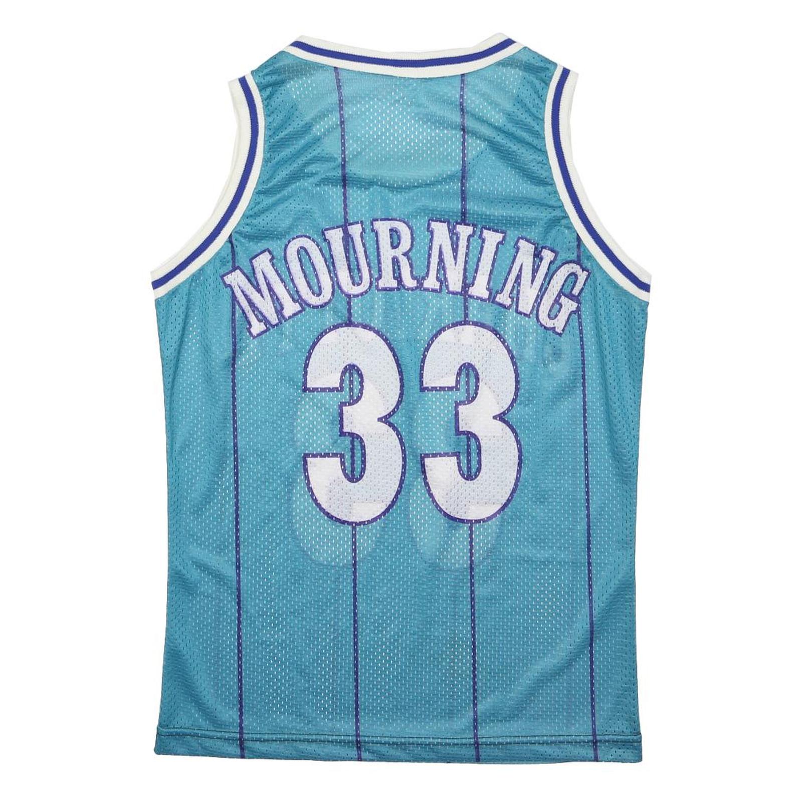 Mens Blue Athletic Basketball Jersey M Sleeveless Crew Neck Charlotte 33