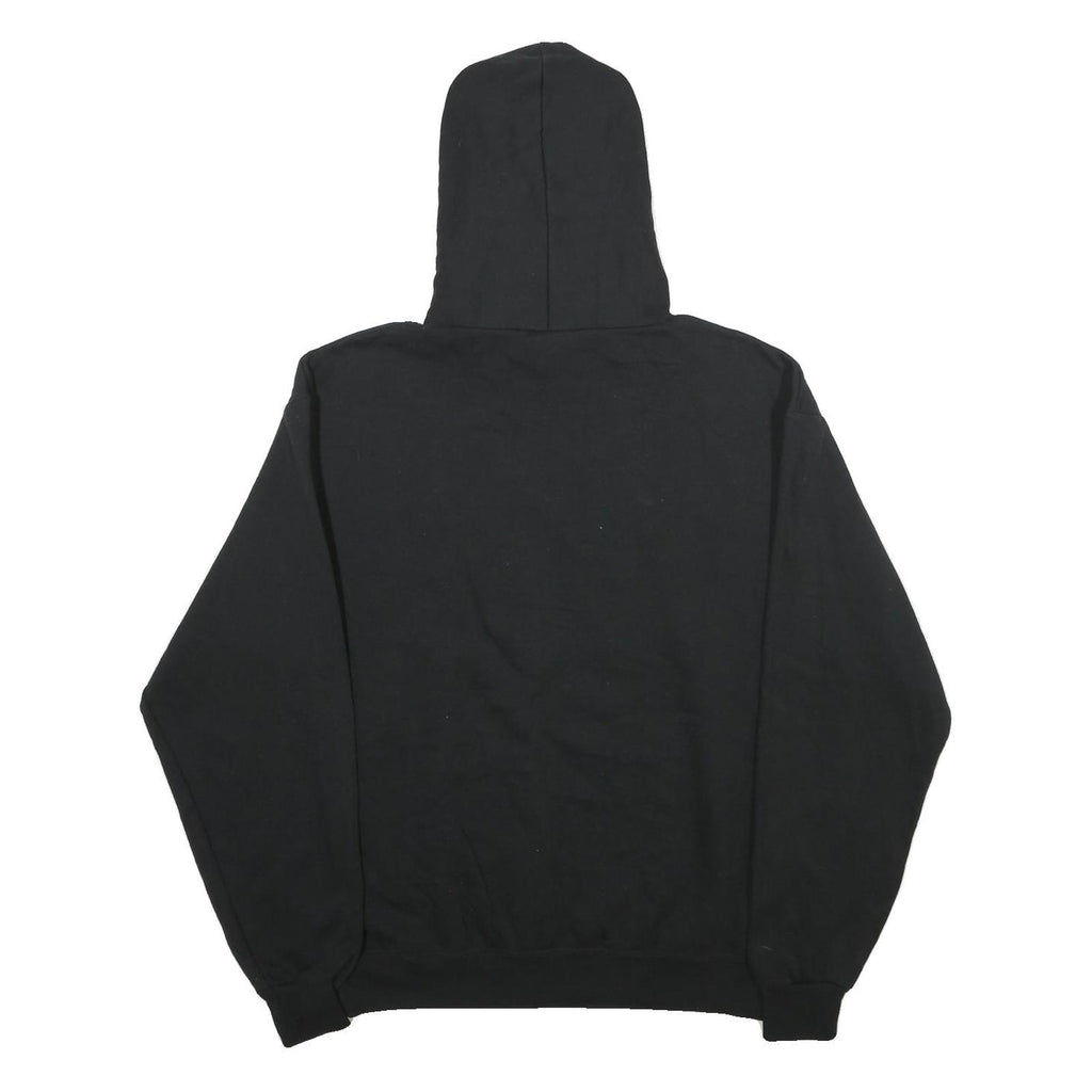 CHAMPION Mens Black College Of Marin Pullover Hoodie L Cotton Blend